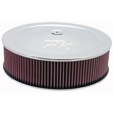 K&N Universal Custom Air Filter - Round 5.125in Flange / 14in OD / 5.125in ID / 5.625in Height