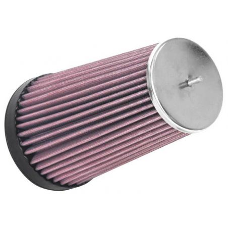 K&N Universal Clamp-On Air Filter 2-3/4in Flange 3-1/2in T 8-1/4in Height