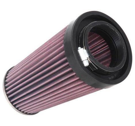 K&N Universal Clamp-On Air Filter 2-3/4in Flange 3-1/2in T 8-1/4in Height