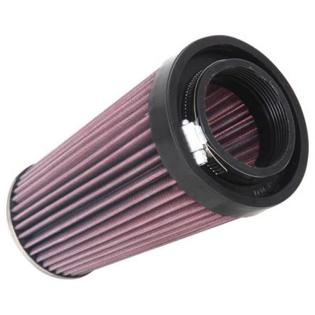 K&N Universal Clamp-On Air Filter 2-3/4in Flange 3-1/2in T 8-1/4in Height