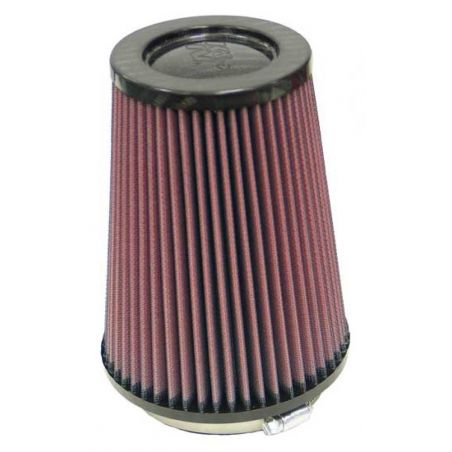 K&N Round Tapered Universal Air Filter 4 inch Flange 5 3/8 inch Base 4 inch Top 7 inch Height