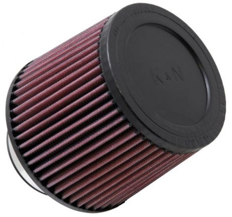 K&N Filter Universal Rubber Filter 3in Flange ID 6in Base OD 5.125in Top OD 5in Height