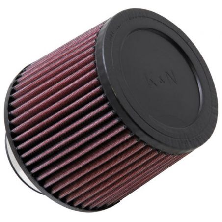 K&N Filter Universal Rubber Filter 3in Flange ID 6in Base OD 5.125in Top OD 5in Height