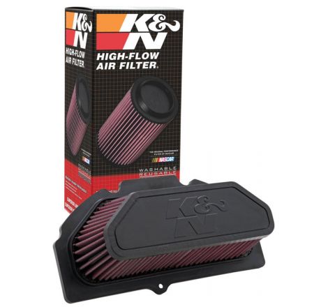 K&N 09-11 Suzuki GSXR 1000 Replacement Air Filter 11.063in L x 5.688in W x 3.375in H