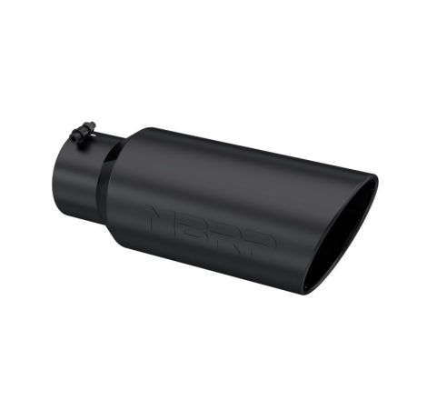 MBRP Universal Tip 7in O.D. Rolled End 5in inlet 18in length Black