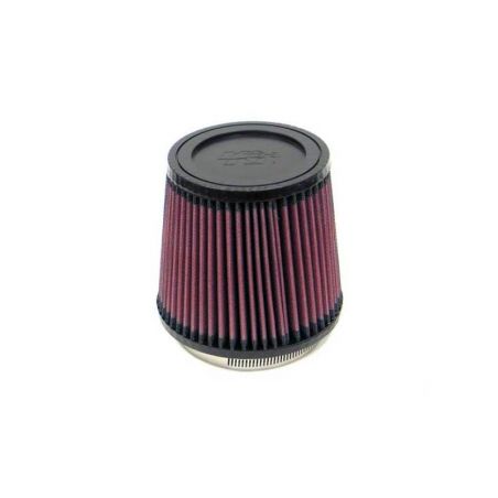 K&N Filter Universal Rubber Filter 3.75in Flange ID / 5.375in Base OD / 4.375in Top OD / 5in Height