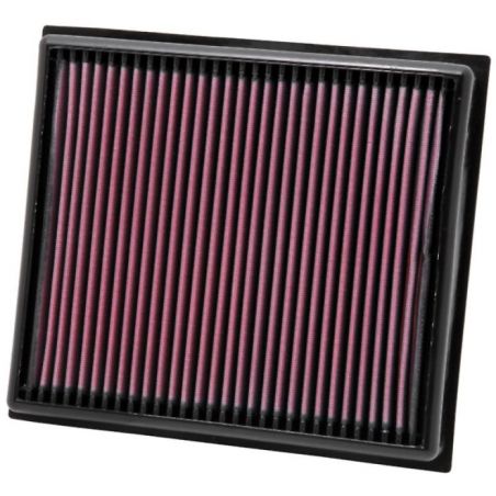 K&N Replacement Air Filter for Opel / Vauxhall / Saab 11.375in O/S L x 10.125in O/S W x 1.625in H