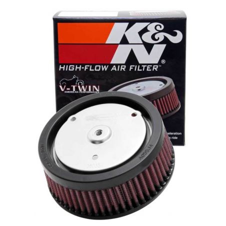 K&N Replacement Air Filter 5.5in Top OD x 6in Base OD x 2.313in H for Harley Davidson