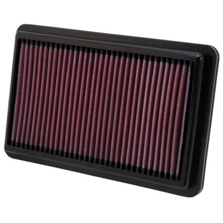 K&N Replacement Air Filter 10.188in O/S Length x 6.375in O/S Width x 1.063in H for 12 Honda Civic Si