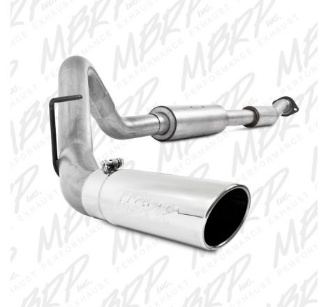 MBRP 11-13 Ford F150 SVT Raptor 6.2L EC-SB/CC-SB 3.5in Cat Back Single Exit Alum Exhaust System