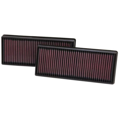 K&N Replacement Air Filter 12.563in O/S Length x 5.25in O/S Width x 1.625in H (Inc 2 Filters)