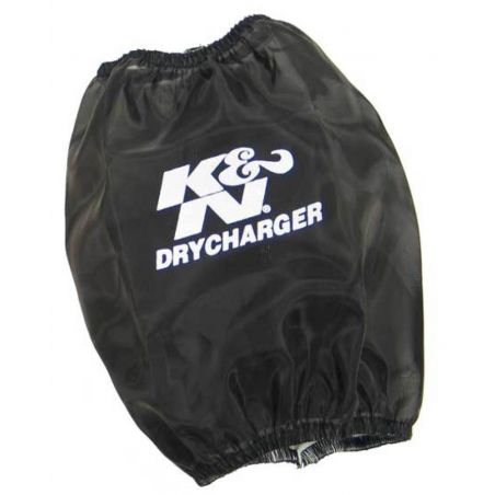 K&N Black DryCharger Round Tapered Air Filter Wrap 5.5in Base ID x 4.5in Top ID x 6.5in H