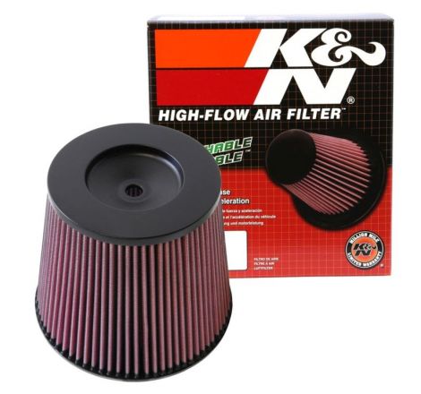 K&N Universal Round Tapered Filter 6in Flange ID x 9in Base OD x 6.625in Top OD x 7.5in Height