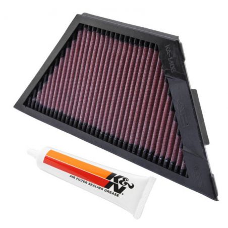 K&N Kawasaki ZX1rR Ninja/ZZR1400/1400GTR/ZX14R 11.25in O/S L x 4.75in O/S W Replacement Air Filter