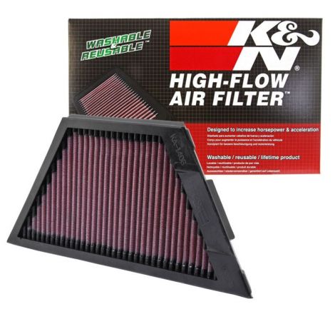 K&N Kawasaki ZX1rR Ninja/ZZR1400/1400GTR/ZX14R 11.25in O/S L x 4.75in O/S W Replacement Air Filter