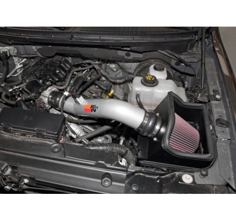 K&N 11-13 Ford Edge 3.5/3.7L-V6 Silver High Flow Performance Kit