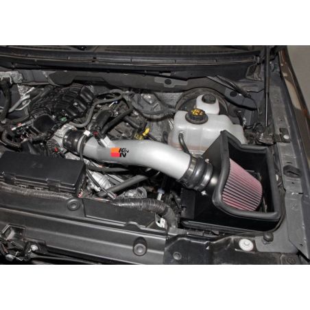 K&N 11-13 Ford Edge 3.5/3.7L-V6 Silver High Flow Performance Kit