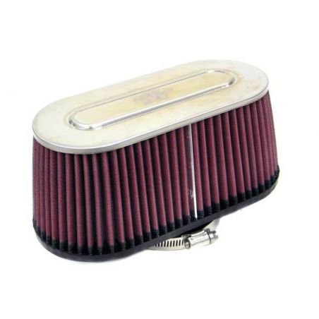 K&N Marine Engine Flame Arrestor - Oval Tapered 3.75in Flange ID / .75in Flange Length / 4in Height