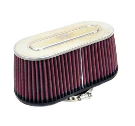 K&N Marine Engine Flame Arrestor - Oval Tapered 3.75in Flange ID / .75in Flange Length / 4in Height