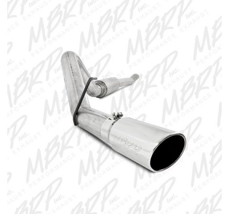 MBRP 11-13 Ford F-250/350/450 6.2L V8 Gas 4in Cat Back Single Side Alum Exhaust System