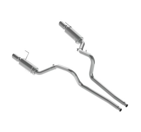 MBRP 05-09 Ford Shelby GT500 / GT Dual Split Rear Street Version 4in Tips T409 Exhaust System