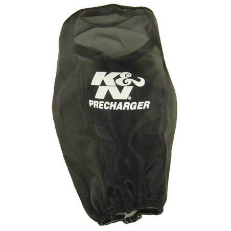 K&N Precharger Air Filter Wrap Round Straight Black 3.625in ID x 9in H