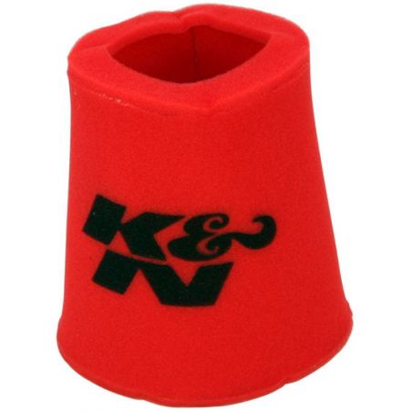 K&N Airforce PreCleaner Round Tapered Red Air Filter Foam Wrap 6in Base ID x 5in Top ID x 9in H