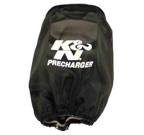 K&N Precharger Air Filter Wrap Round Straight Black 4in ID x 6in H