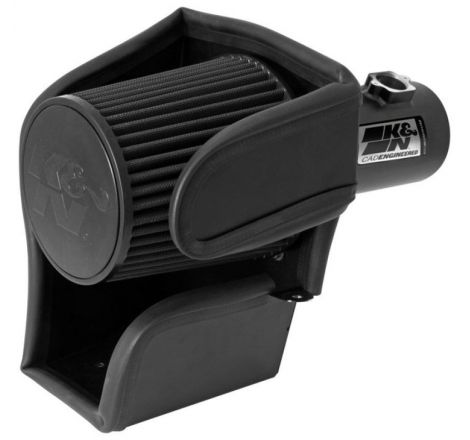 K&N 08-10 Ford F250/F350/F450/F550 Super Duty 6.4L V8 DSL Black Performance Intake Kit