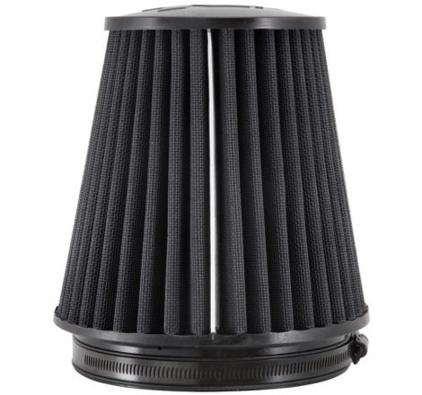 K&N Universal Rubber Filter Round Tapered 6in Flange ID x 7.5in Base OD x 5.25in Top OD x 8in Height