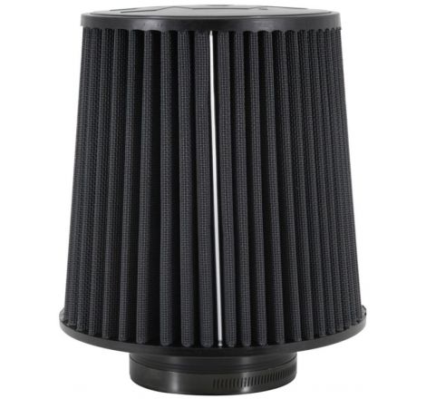 K&N Universal Rubber Filter-Round Tapered 4in Flange ID x 8in Base OD x 6.625in Top OD x 8in H