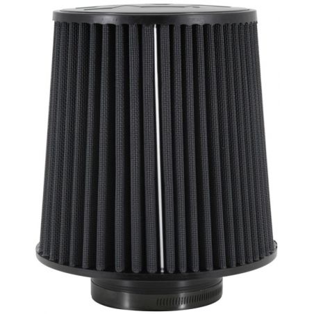 K&N Universal Rubber Filter-Round Tapered 4in Flange ID x 8in Base OD x 6.625in Top OD x 8in H