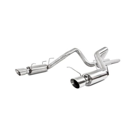 MBRP 11-14 Ford Mustang GT 5.0L Dual Split Rear Race Version T409 3in Cat Back Exhaust System