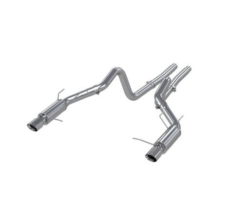 MBRP 11-14 Ford Mustang GT 5.0L Dual Split Rear Race Version T409 3in Cat Back Exhaust System