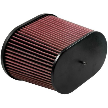 K&N Universal Air Filter - Oval Straight - 3.688in Flange ID x 10.25in Base O/S Length x 7.875in H