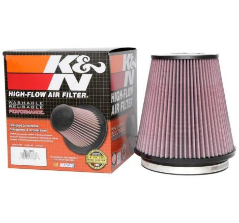 K&N Universal Clamp-On Air Filter 6in FLG / 7-1/2in B / 5in T / 7-1/2in H