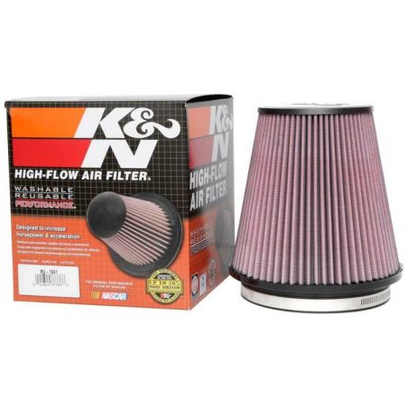 K&N Universal Clamp-On Air Filter 6in FLG / 7-1/2in B / 5in T / 7-1/2in H