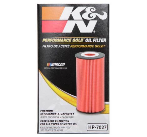 K&N Performance Oil Filter for 09-19 GM 1.4L / 1.6L / 1.8L w/ Hengst Filter Housing