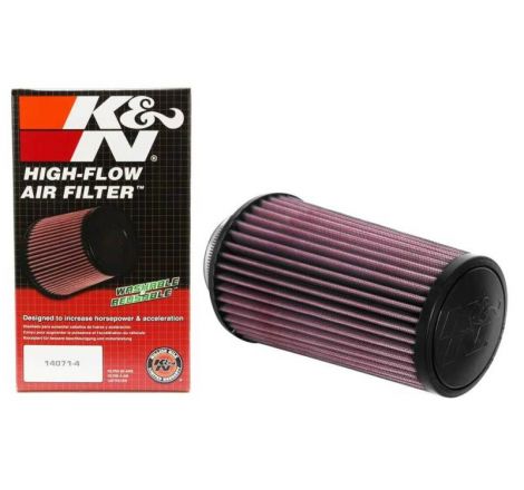 K&N Universal Round Tapered Filter 3 inch FLG / 5 inch Bottom / 4 inch Top / 7 7/8 inch Height