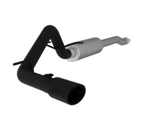 MBRP 2016 Toyota Tacoma 3.5L Cat Back Single Side Exit Black Exhaust System