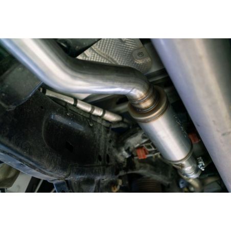 MBRP 3in Single in/out Muffler Replacement, 19-20 Ram 1500 5.7L, High Flow, T409