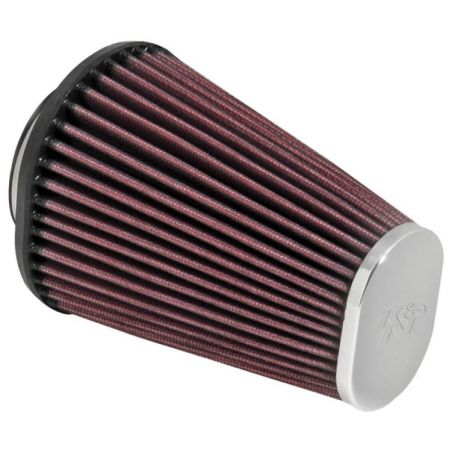 K&N Universal Clamp-On Air Filter 2-7/16in Flange 4-1/2x3-3/4in Base 3x2in Top 6in Height