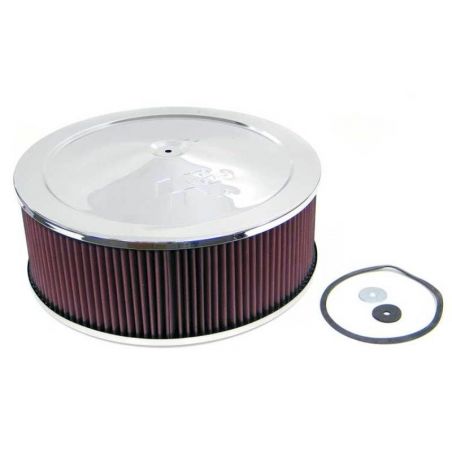 K&N 5-1/8in / 14in X 5.12in H / 7/8in Drop Base Air Cleaner Assembly