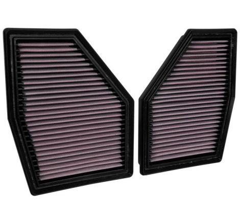 K&N 2020 BMW M550i 4.4L V8 Replacement Air Filter (2 Per Box)