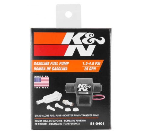 K&N Performance Electric Fuel Pump 1.5-4 PSI