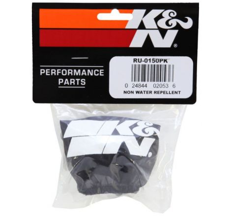 K&N Universal Precharger Air Filter Wrap Black