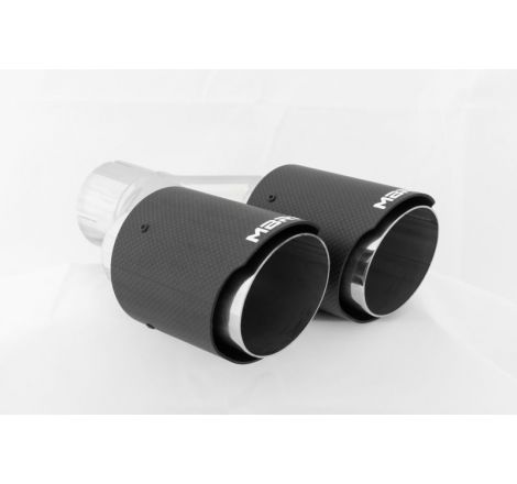 MBRP Universal Carbon Fiber Dual Tip 3.5in OD/2.5in Inlet