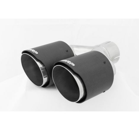 MBRP Universal Carbon Fiber Dual Tip 4in OD/2.5in Inlet