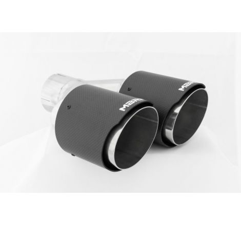 MBRP Universal Carbon Fiber Dual Tip 4in OD/2.5in Inlet