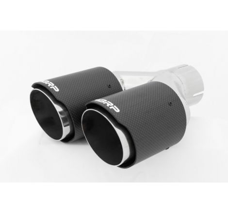 MBRP Universal Carbon Fiber Dual Tip 3.5in OD/2.5in Inlet